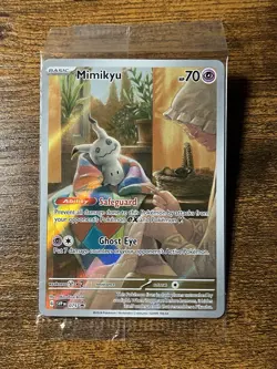 Mimikyu SVP 075 Sealed Black Star Promo Pokemon Paldean Fates ETB Holo NM - Image 1