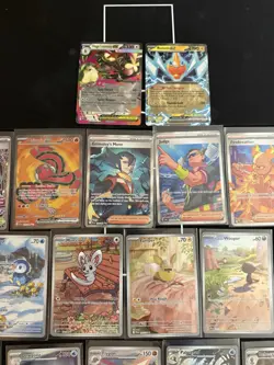 Pokemon Destined Rivals Black Bolt Phantasmal Flames Illustration Rare Ex 24 Lot - Image 2