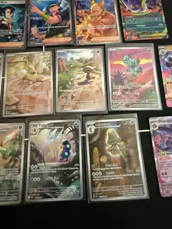 Pokemon Destined Rivals Black Bolt Phantasmal Flames Illustration Rare Ex 24 Lot - Image 5