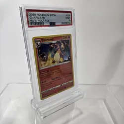 PSA 9 MINT POKEMON SWORD & SHIELD VIVID-VOLTAGE CHARIZARD NON HOLO #025 🔥 - Image 3