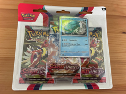 Pokemon TCG Scarlet and Violet Dondozo 3 Pack Blister 💦 NEW/SEALED - Image 1