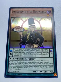 Yu-Gi-Oh! Poissonniere De Nouvelles Super Rare 1st Edition AGOV-EN019 NM/M - Image 1
