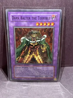 YuGiOh - Dark Balter the Terrible - LOD 002 - Super Rare - 1st Edition MP - Image 1