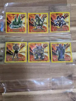 Yu-Gi-Oh X Topps Sticker Lot 42 Total (Gold Foil, Silver Foil, Red & Yellow) - Image 5