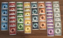 POKEMON TCG Lot Of 46 Prismatic Evolutions Holographic Energy Cards 009- 016 - Image 2