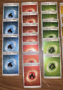 POKEMON TCG Lot Of 46 Prismatic Evolutions Holographic Energy Cards 009- 016 - Image 3