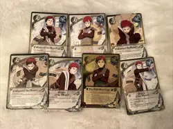 Naruto CCG TCG Gaara Of The desert Card Lot - Image 1