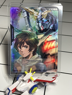 Gundam Card Game Banagher & Unicorn Gundam Resource RP-005 Foil Promo English - Image 1