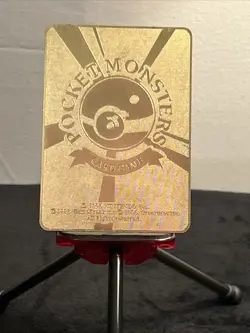 Pokemon TCG Pikachu Illustrator Gold Metal Card Limited Edition Collectible COOL - Image 3