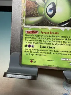 Pokemon TCG Celebi Holo Ultra Rare Card 92/102 Prime Triumphant - Image 4