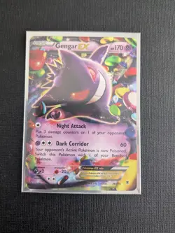 Gengar EX - 34/119 - Pokemon Phantom Forces XY Ultra Rare Card - Image 3