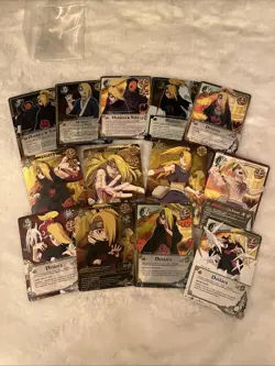 Naruto CCG TCG Deidara Akatsuki Card Lot - Image 1