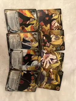 Naruto CCG TCG Deidara Akatsuki Card Lot - Image 2