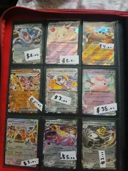 pokemon cards binder collection rare card lot 100+ - Image 2
