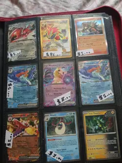 pokemon cards binder collection rare card lot 100+ - Image 3