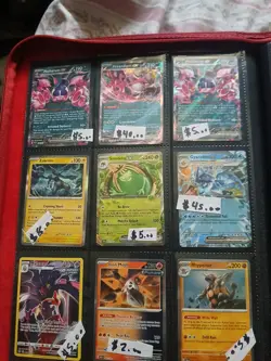 pokemon cards binder collection rare card lot 100+ - Image 4