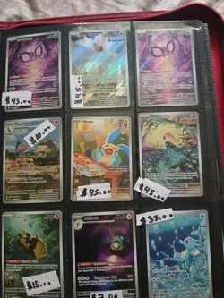 pokemon cards binder collection rare card lot 100+ - Image 5
