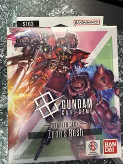 Gundam Card Game ZEON'S RUSH STARTER DECK ST03 *English* No Promo - Image 1