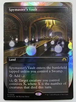 SPYMASTER'S VAULT MAGIC THE GATHERING CARD RARE FOIL MODERN HORIZONS 3 - Image 1