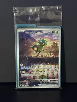 Teal Mask Ogerpon 123 Sv: Scarlet & Violet Promo Cards Holo SEALED WITH DIVIDERS - Image 1