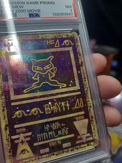 Pokemon Ancient Mew PSA 7 NM Promo Card 2000 Movie Holo TCG - Image 3