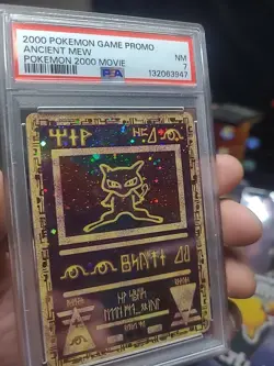 Pokemon Ancient Mew PSA 7 NM Promo Card 2000 Movie Holo TCG - Image 4