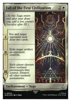 Fall of the First Civilization (foil) Assassin's Creed MTG - NM+ Mythic Relics - Image 1