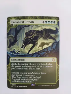 Unnatural Growth Wilds of Eldraine: Enchanting Tales Regular - Image 1