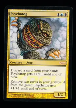 * * 1x DCI Foil Promo Psychatog x1 * * Odyssey MTG VLP Very Lightly Played - Image 1
