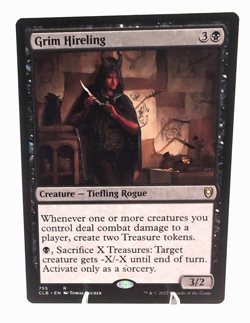 MTG Magic the Gathering - Grim Hireling - Battle for Baldur's Gate Commander NM - Image 1
