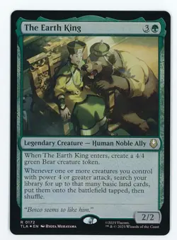 The Earth King FOIL #0172 MTG Avatar: The Last Airbender Magic The Gathering - Image 1