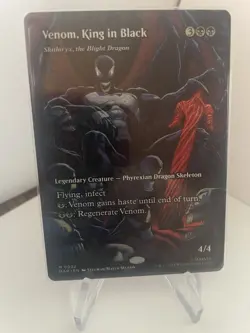 MTG - Venom, King in Black - Borderless / Spider-Man Near Mint - Image 1