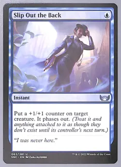 Slip Out the Back - 62 - Streets of New Capenna (SNC) MTG - Image 1