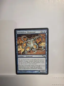 Magic The Gathering Quicksilver Elemental 47/306 Mirrodin LP MTG - Image 1