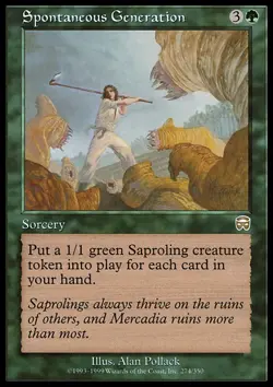 Spontaneous Generation x1 1x Mercadian Masques NM MTG - Image 1