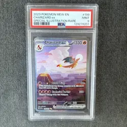 Pokemon TCG Charizard EX Scarlet & Violet 151 Card Sir 199/165 PSA 9 - Image 1