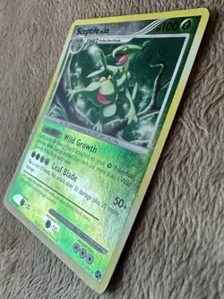 2008 Pokemon TCG Diamond & Pearl Great Encounters Sceptile Reverse Holo 8/106 MP - Image 2