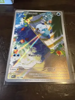 Pokemon Oshawott TCG Illustration Rare Card 105/086 Sv: White Flare - Image 1