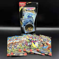 Pokemon | Mega Evolution Sealed Booster Pack Lot x7 Packs Promo Wailord Blister - Image 1
