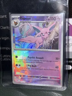 Pokemon Espeon TCG Prismatic Evolutions Pokeball 033/131 Near Mint - Image 1