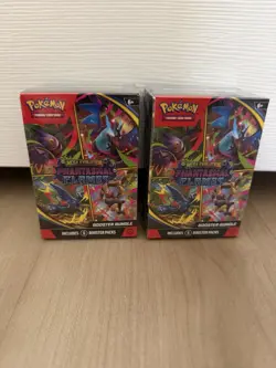 Phantasmal Flames Booster Bundle Pokemon TCG Sealed Box IN HAND - Lot of 2 - NEW - Image 1