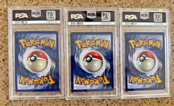 3 Pokemon 1999 PSA 6 EX-MT: Pidgeotto, Ponyta and Vulpix - Image 2