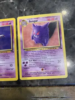 Pokemon TCG Fossil Gastly Haunter Gengar Non Holo Rare Pokemon Card Bundle LP - Image 2