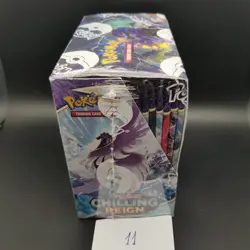 Pokemon Chilling Reign Booster box Sealed 36 Packs Small tear shrink see pics - Image 5