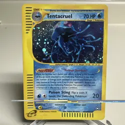 Tentacruel Aquapolis Holo Rare Nintendo Pokemon H26/H32 Foil E Reader NM- - Image 1