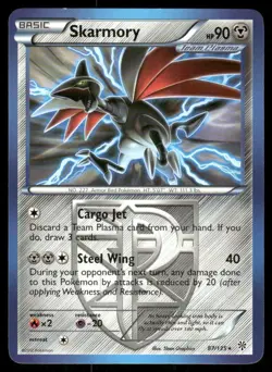 Pokemon Tcg Skarmory #87 Pokemon Plasma Storm NM - Image 1