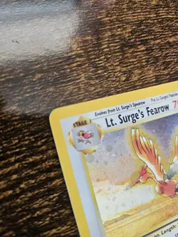 Pokemon TCG Lt. Surge's Fearow Gym Heroes 1st Edition Holo Rare #7/132 LP - Image 5