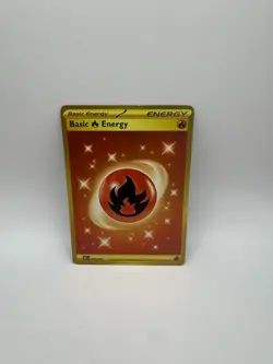 Near Mint Basic Fire Energy 230/197 Hyper Rare Pokemon S&V Obsidian Flames - Image 1