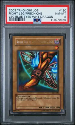 2002 #120 RIGHT LEG OF THE FORBIDDEN ONE PSA 8 - Image 1