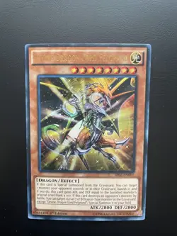 Yugioh Divine Dragon Lord Felgrand SR02-EN001 Ultra Rare 1st Edition LP/MP - Image 1